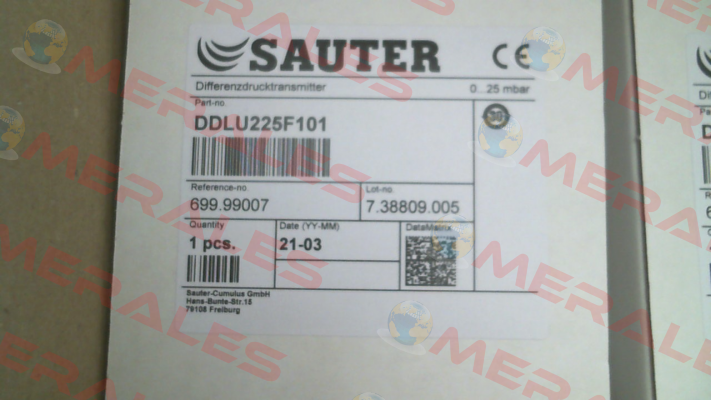 DDLU225F101 Sauter