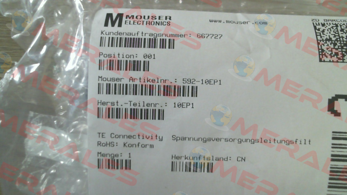 10EP1 TE Connectivity (Tyco Electronics)
