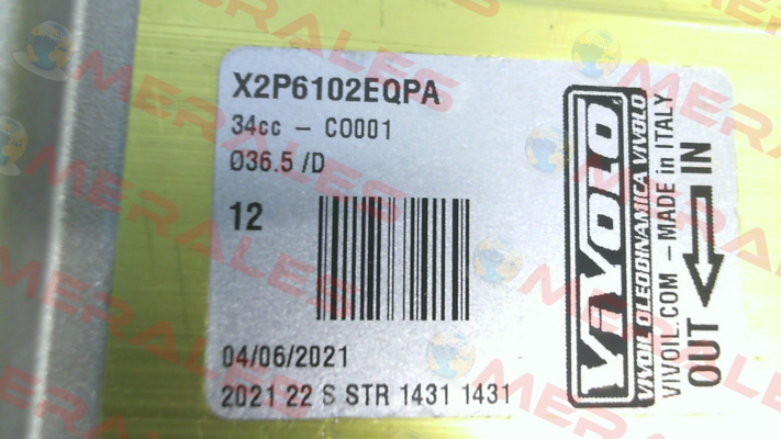 X2P6102EQPA Vivoil Oleodinamica Vivolo