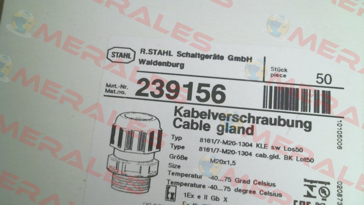 239156, 8161/7-M20-1304 Stahl