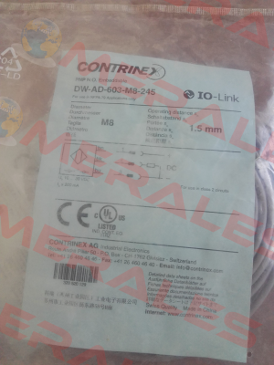 p/n: 320-520-129, Type: DW-AD-603-M8-245 Contrinex