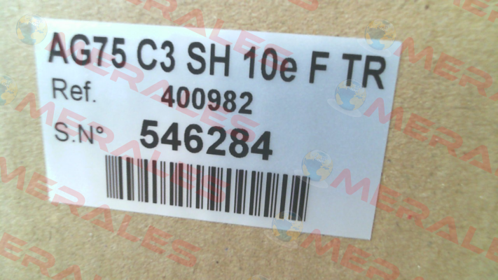 P/N: 400982, Type: AG75 C3 SH 10e F Scaime