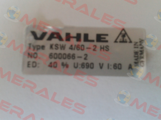 SA-KSW4/60-2HS28-40 (0600066/00-2) Vahle