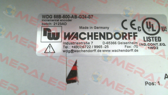 WDG 58B-500-AB-G24-S7 Wachendorff