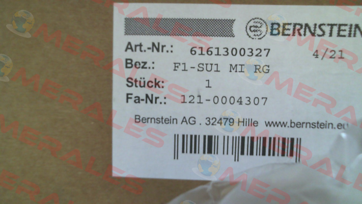 6161300327 / F1-SU1 MI RG 10K2W Bernstein
