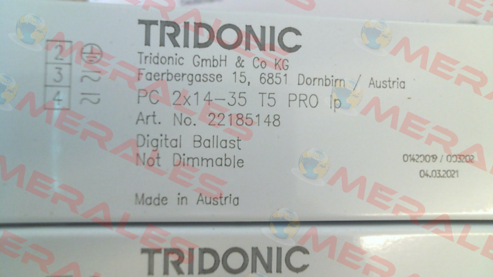 22185148 \ PC 2x14-35 T5 PRO lp Tridonic