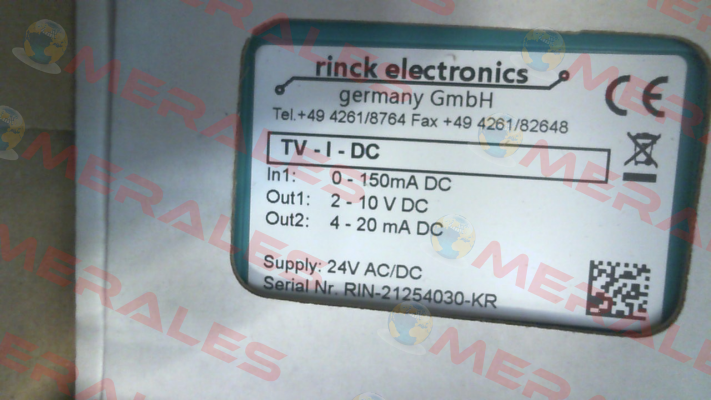 TV-I-DC 150Ma Rinck Electronic