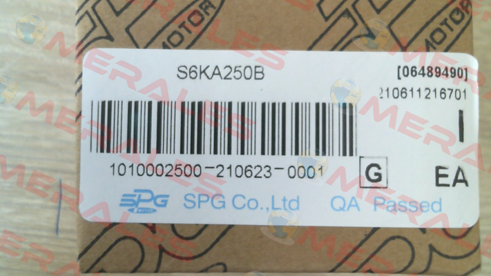 S6KA250B Spg Motor