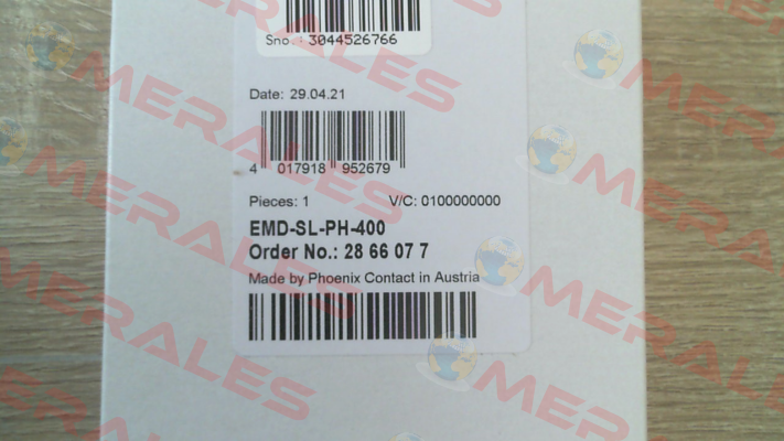 P/N: 2866077 Type: EMD-SL-PH-400 Phoenix Contact