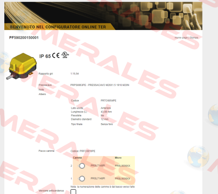 PF590200150001 Ter Tecno Elettrica Ravasi