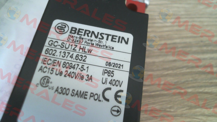 P/N: 6021374632, Type: GC-SU1Z HLW Bernstein