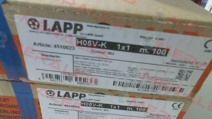 4510023 (H05V-K 1X1 BU) Lapp Kabel