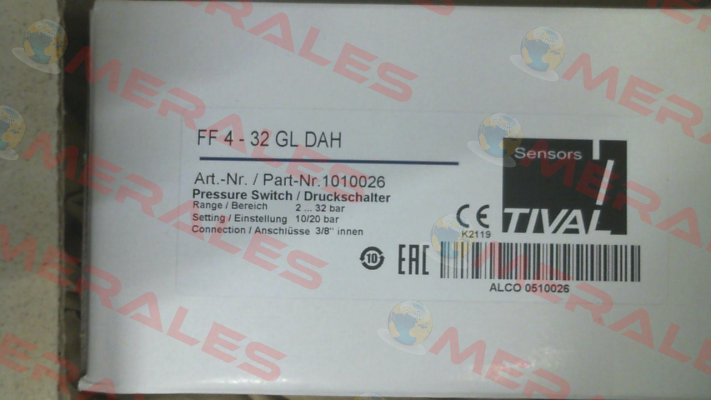 1010026 / FF 4-32 GL DAH Tival-Sensors