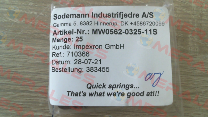 MW0562-0325-11S Sodemann