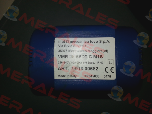 VMR 25 SPDT C M1S, art. 7.013.00682 Mut Meccanica Tovo SpA