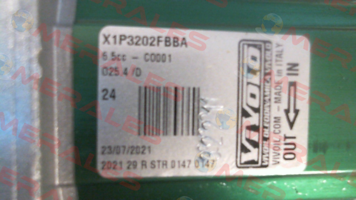 X1P3202FBBA / XV1P/6,5D-3/8-3/8 Vivoil Oleodinamica Vivolo
