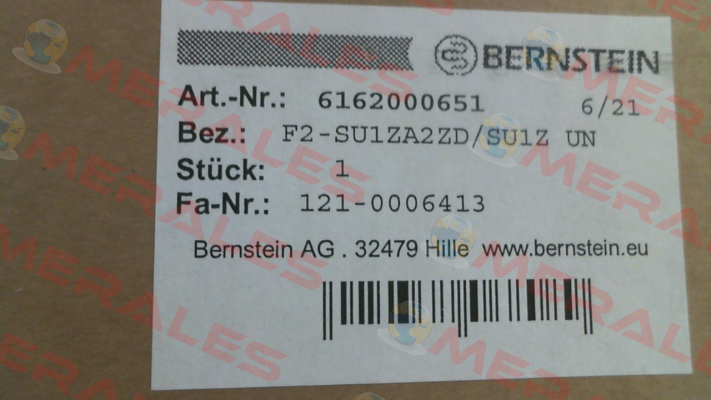 P/N: 6162000651, Type: F2-SU1ZA2ZD/SU1Z UN Bernstein