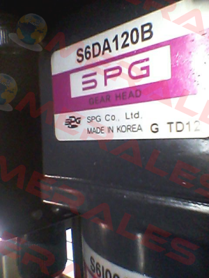 S6I06GBCE Spg Motor