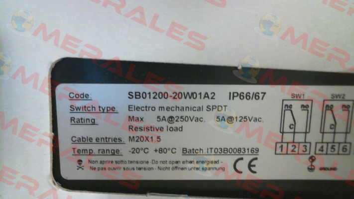 P/N: 57804, Type: ELR.SO.SB01200-20W01A2 Soldo