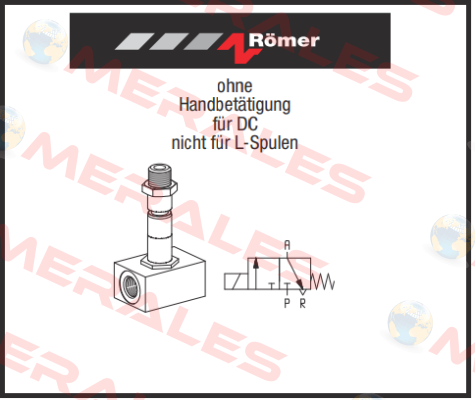 P/N: 606041 Type: EAV-213-C18-1/8F-00 Avs Römer