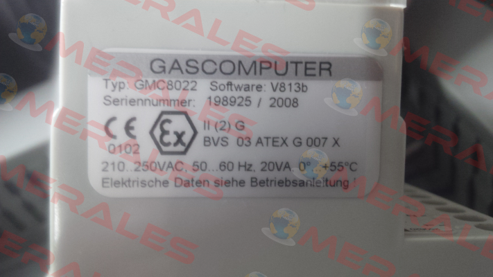 Gasmesscomputer Typ : 8022  Bieler Lang