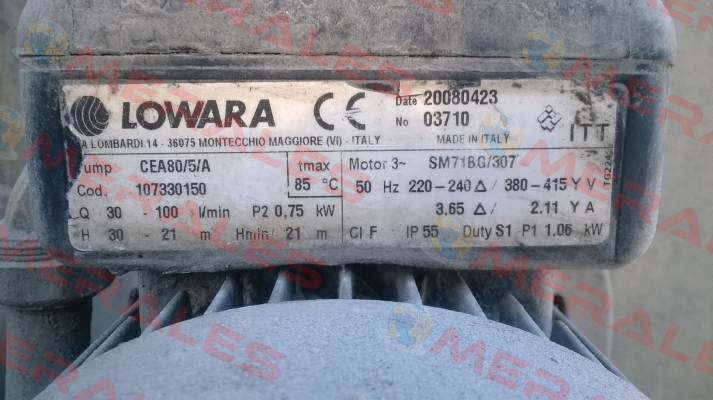 CEA 80/5/D-V     Lowara