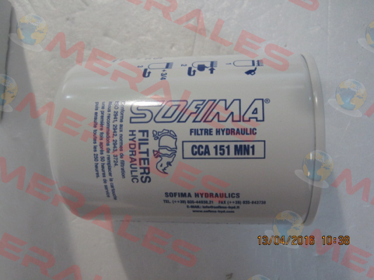 CCA151MN1 Ufi (SOFIMA FILTERS)