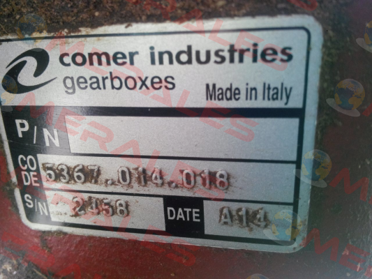 5367.014.018 Comer Industries
