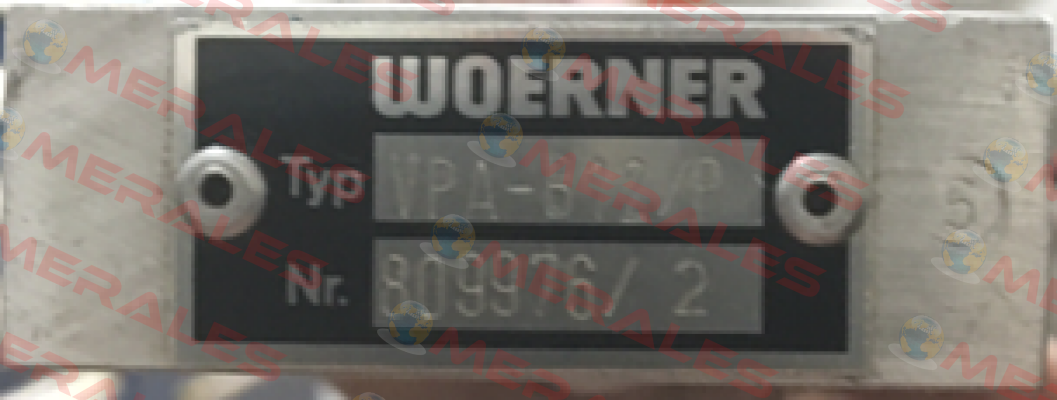 VPA-B/12/0/W/0/20/20/20/20/20/20/20P  Woerner