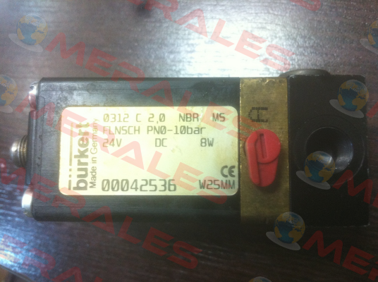 00042536 W25MM replced by 00125371  Burkert