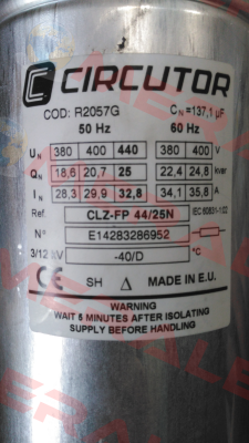 R2057G   CLZ-FP 44/25N Circutor