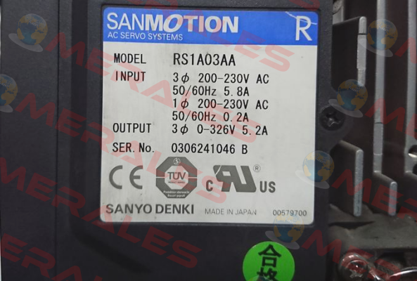 RS1A03 Sanyo Denki