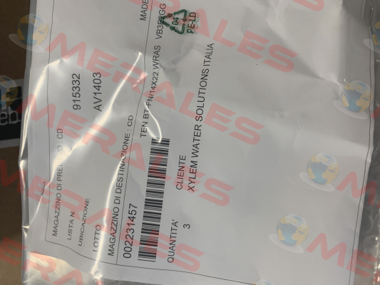 TEN BT-FN/14X22 WRAS   VB3E2GG Lowara