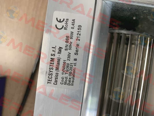 1VN0061 / TG360 230V 50HZ + CABLE L=400MM Tecsystem