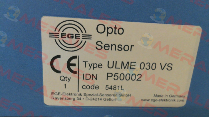 p/n: P50002, Type: ULME 030 VS Ege