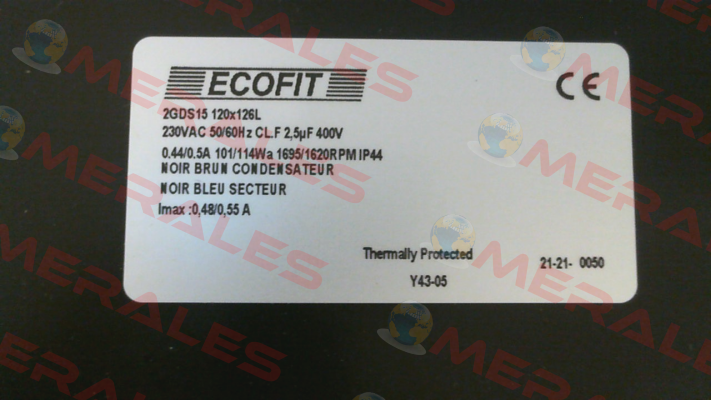 1404684 - 2GDS15 120X126L-Y43-05 Ecofit