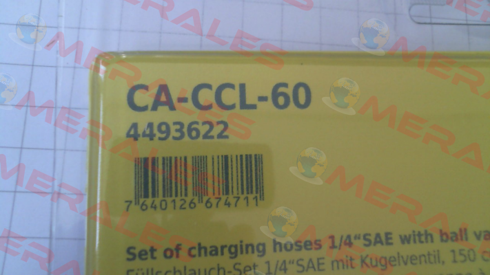 p/n: 4493622, Type: CA-CCL-60 Refco