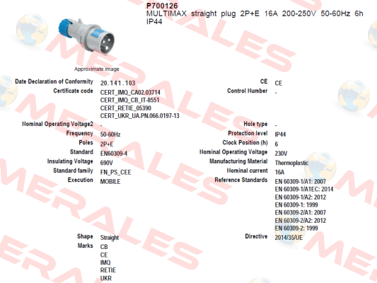 700126  Mennekes