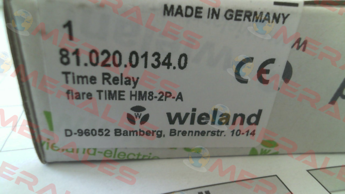 81.020.0134.0 / FLARE TIME HM8-2P-A Wieland Electric