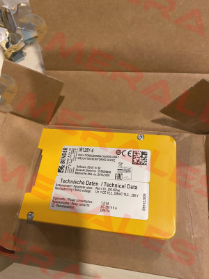 P/N: B91023005 Type: IR125Y-4 Bender