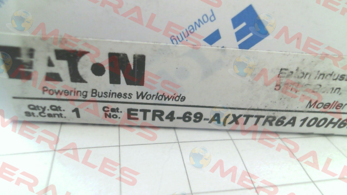 P/N: 031891 Type: ETR4-69-A Moeller (Eaton)