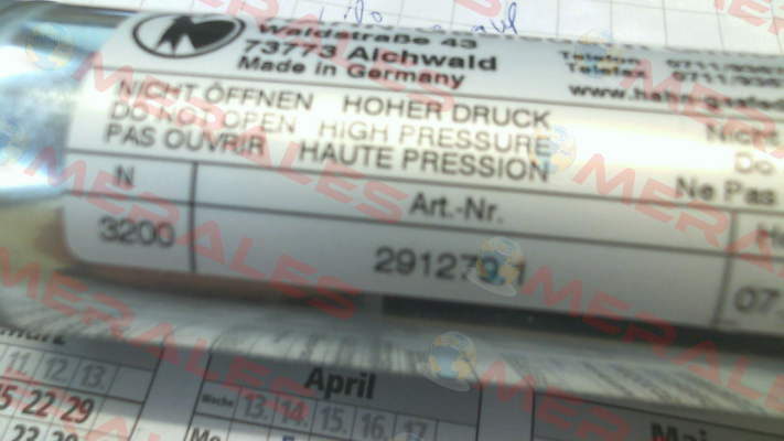 1159359 Hahn Gasfedern