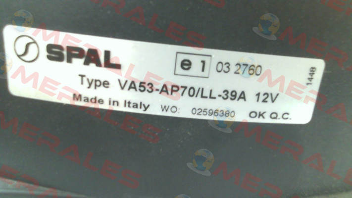 VA53-AP70/LL-39A SPAL