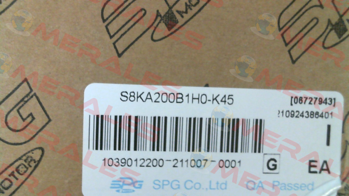 S8KA200B1H0-K45 Spg Motor