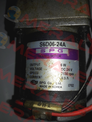 S6D06-24A Spg Motor