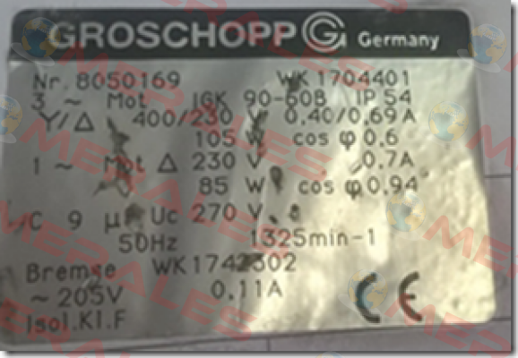 IGK90-60B  Groschopp