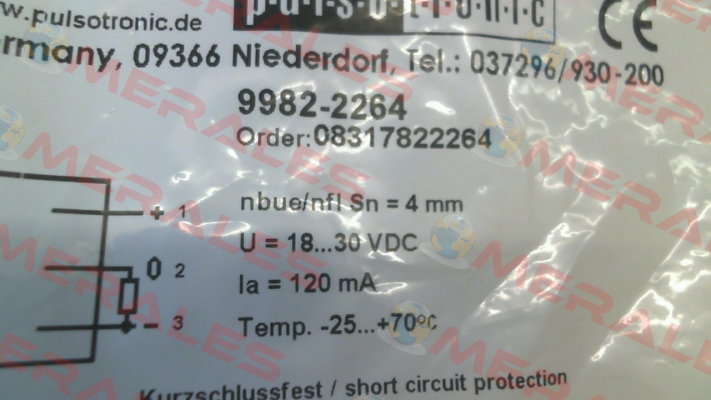 p/n: 08317822264, Type: KJ4-M12MN50-DPS-V1 Pulsotronic