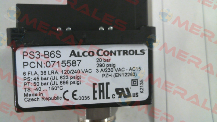 P/N: 13771, Type: PS3-CF5 Alco