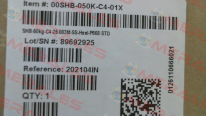 SHBxR-50kg-C4-SC 3M/6W Revere