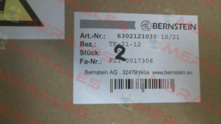 6302121030 / TK-21-12 Bernstein